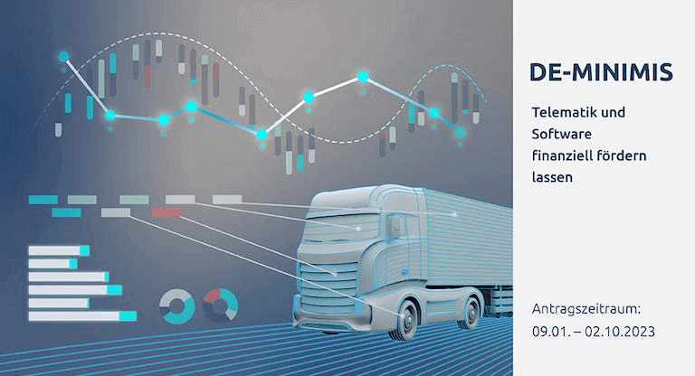 LKW De-minimis 2023 Telematik fördern lassen