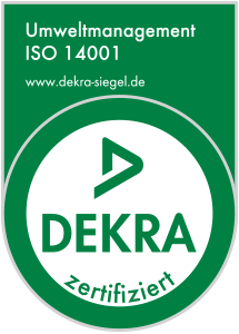 DEKRA-Siegel ISO 14001 Umweltmanagement
