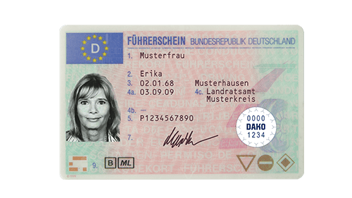 RFID-Tag zur Führerscheinkontrolle
