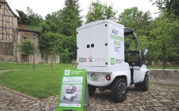 Paxster - Elektrofahrzeug der Sächsischen Zeitung
