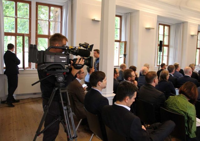 Dreharbeiten während des 5. SCL Kongresses
