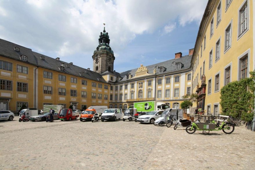 Fahrzeugausstellung auf dem 6. SCL Kongress