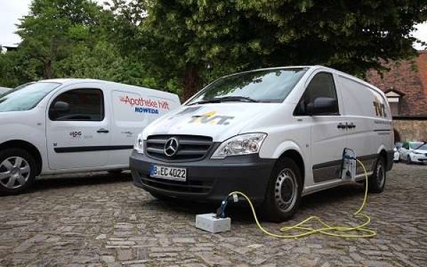 Elektrofahrzeuge der SCL-Projektpartner